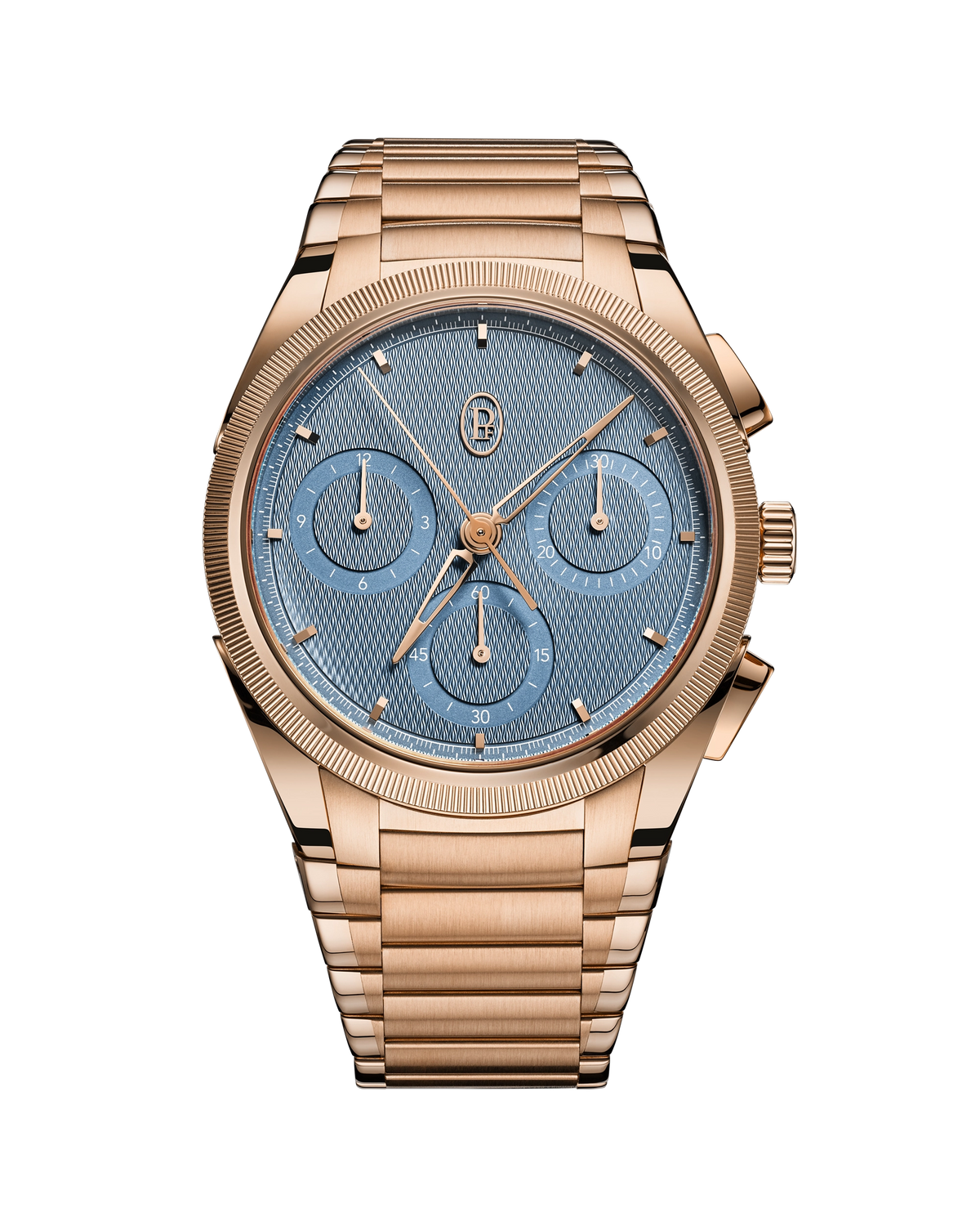 Parmigiani Fleurier Tonda PF Chronograph 40mm Rose Gold Mineral Blue COSC - PFC917-2020001-200182