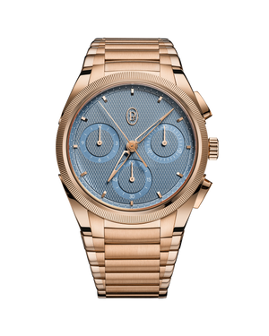 Parmigiani Fleurier Tonda PF Chronograph 40mm Rose Gold Mineral Blue COSC - PFC917-2020001-200182