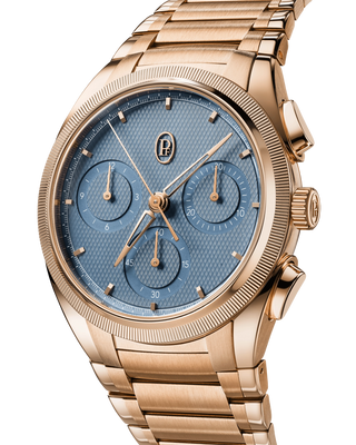 Parmigiani Fleurier Tonda PF Chronograph 40mm Rose Gold Mineral Blue COSC - PFC917-2020001-200182 thumbnail
