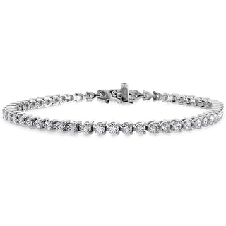 Hearts On Fire 7 Temptation Line Bracelet - HBPSEL2358W-57 thumbnail