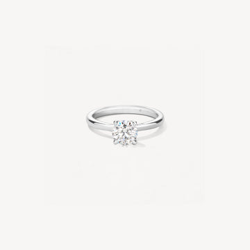 Vela Solitaire Ring with Diamond Gallery