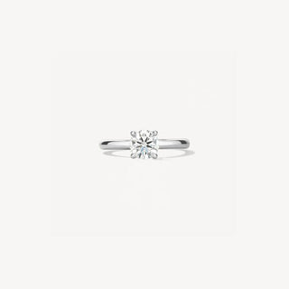 Vela Solitaire Ring with Diamond Gallery thumbnail