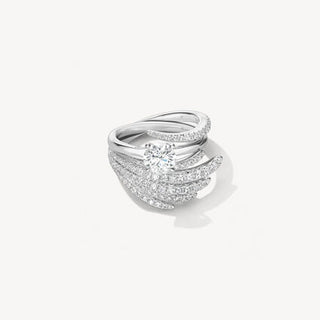 Vela Solitaire Ring with Diamond Gallery thumbnail