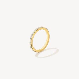 Hearts On Fire Vela Pave Band Ring - UU2642PTGHV1006500 thumbnail
