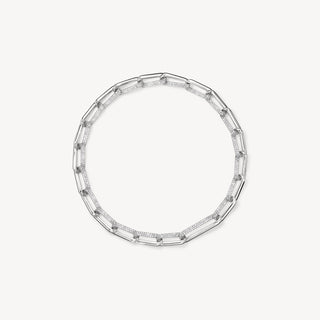 INSIDE/OUT Elongated Diamond Link Necklace thumbnail