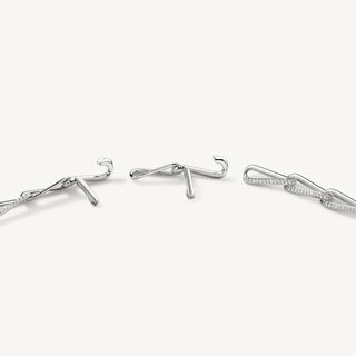INSIDE/OUT Elongated Diamond Link Necklace thumbnail