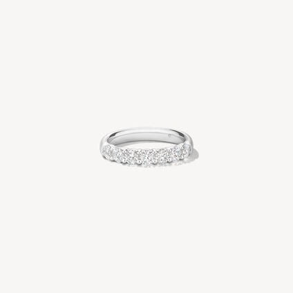 Hearts On Fire Signature 7Stn Band Ring - UU2728PTGHV0456500