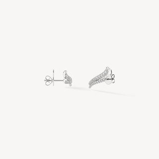 Hearts On Fire Vela Dbl Row Di Clmbr Er Vela French Cut Pave Double Row Climber Earrings | Vela Dbl Row Clmbr Er - UU28038WGHV045 thumbnail