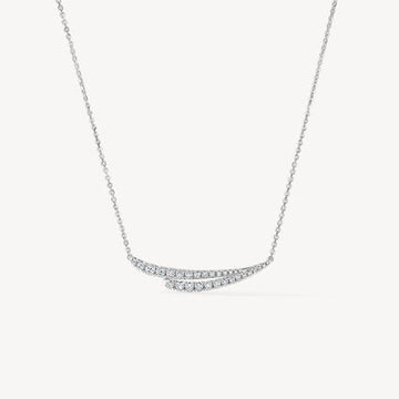 Hearts On Fire 18 Vela Frenct Di Necklace Vela French Cut Pave Pendant Necklace | 18 Vela Frenct Di Necklace - UU28068YGHV0401800