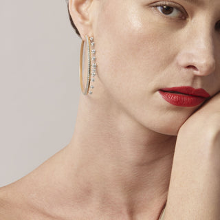 Barre Floating Diamond Large Hoops thumbnail