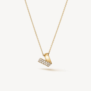 INSIDE/OUT MULTI-WEAR RONDEL DIAMOND PENDANT NECKLACE thumbnail