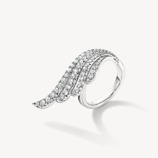 VELA French Cut Pavé Cocktail Ring thumbnail