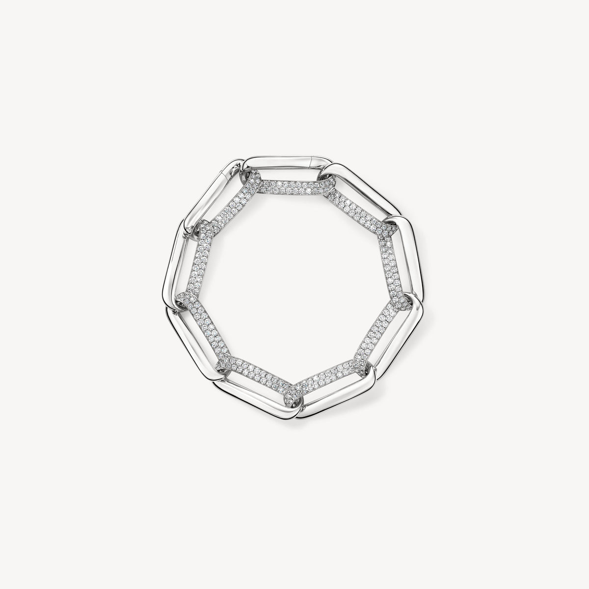 INSIDE/OUT DIAMOND LINK BRACELET