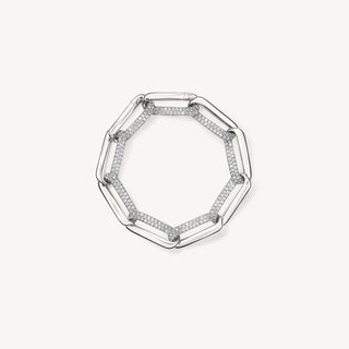 INSIDE/OUT DIAMOND LINK BRACELET thumbnail