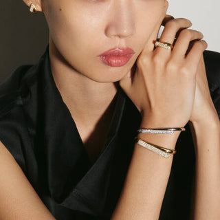 INSIDE/OUT DIAMOND FLIP BANGLE thumbnail