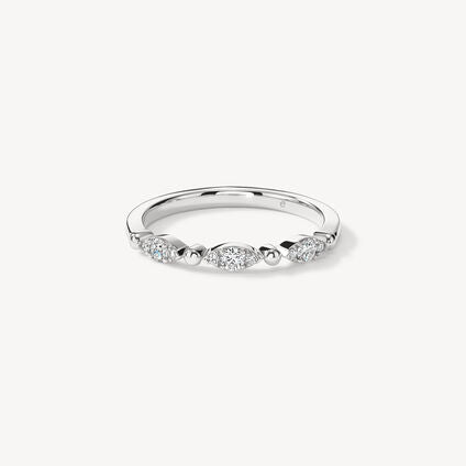 Hearts On Fire Beaded Regal Bnd Ring - UU29748YGHV0106500
