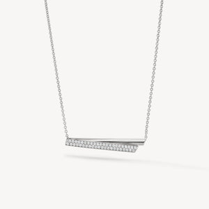 INSIDE/OUT DIAMOND FLIP PENDANT NECKLACE