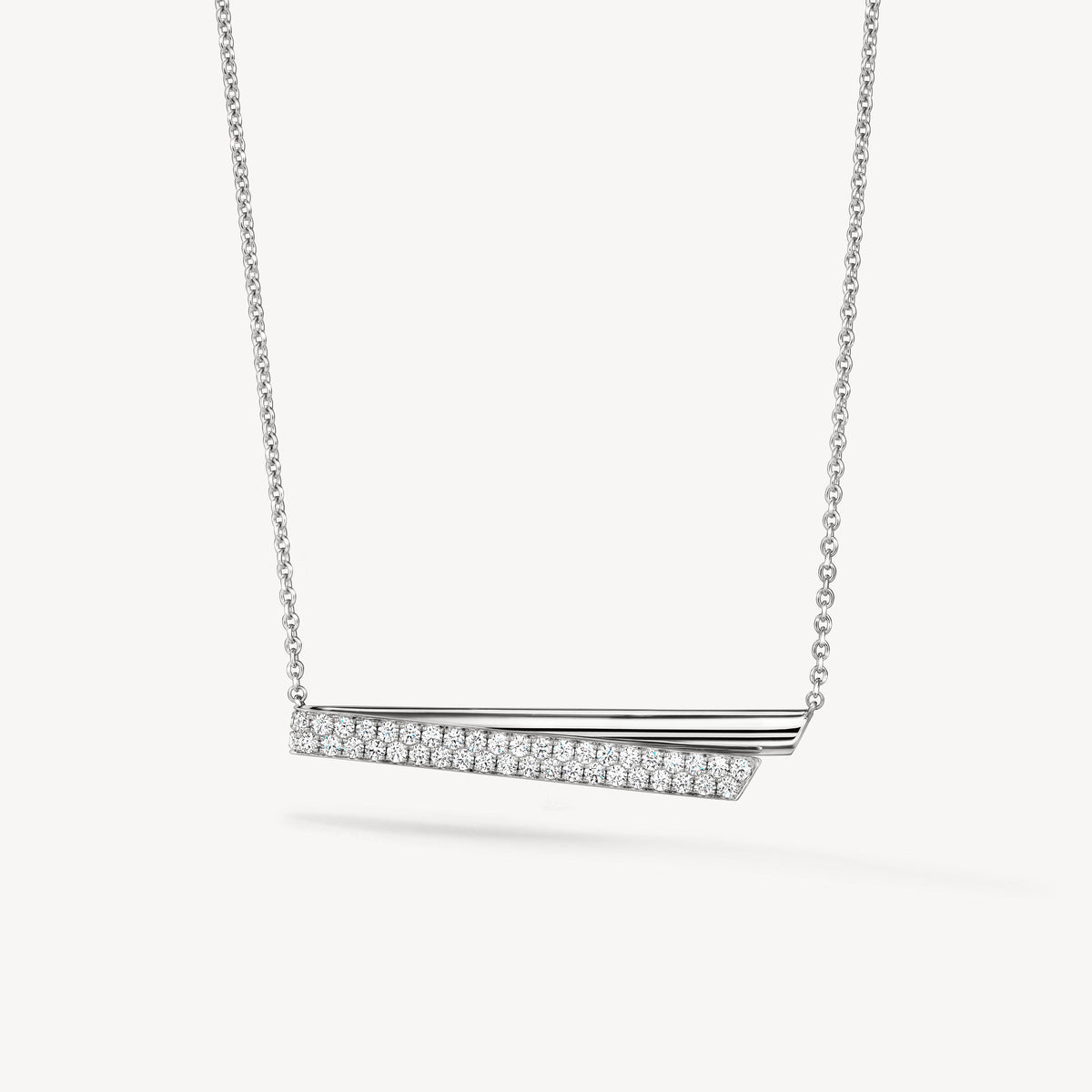 INSIDE/OUT DIAMOND FLIP PENDANT NECKLACE