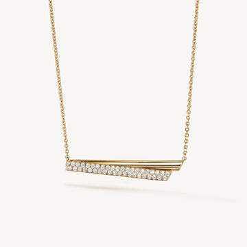 INSIDE/OUT DIAMOND FLIP PENDANT NECKLACE