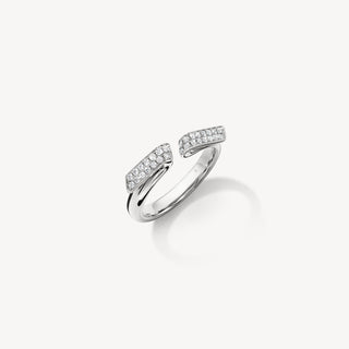 INSIDE/OUT DIAMOND FLIP OPEN RING thumbnail