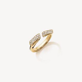 INSIDE/OUT DIAMOND FLIP OPEN RING thumbnail