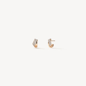 Hearts On Fire Out Flip Er | Out Flip Huggies Earrings - UU30028WGHV040