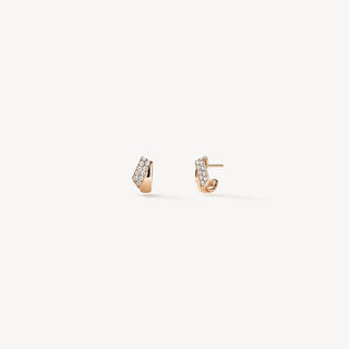 Hearts On Fire Out Flip Er | Out Flip Huggies Earrings - UU30028WGHV040 thumbnail