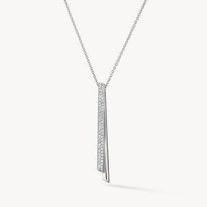 Hearts On Fire Out Long Flip Pendant 18 - UU30208WGHV0351800