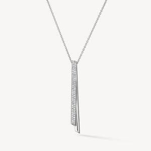 Hearts On Fire Out Long Flip Pendant 18