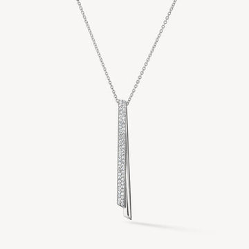 Hearts On Fire Out Long Flip Pendant 18
