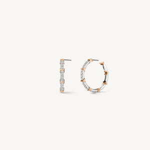 Hearts On Fire 18Kwy Copley Medium Hoop Earrings - UU30848AGHV090
