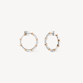 Hearts On Fire 18Kwy Copley Medium Hoop Earrings - UU30848AGHV090 thumbnail