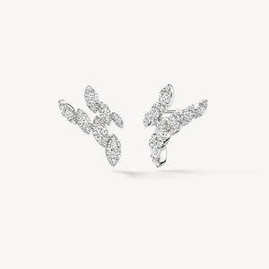 Hearts On Fire Bypass /Si Stud Earrings - UU30878WGHV250