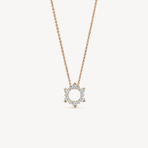 Hearts On Fire Aerial Sunburst / SI Clarity Pendant 18