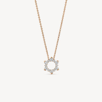 Hearts On Fire Aerial Sunburst / SI Clarity Pendant 18