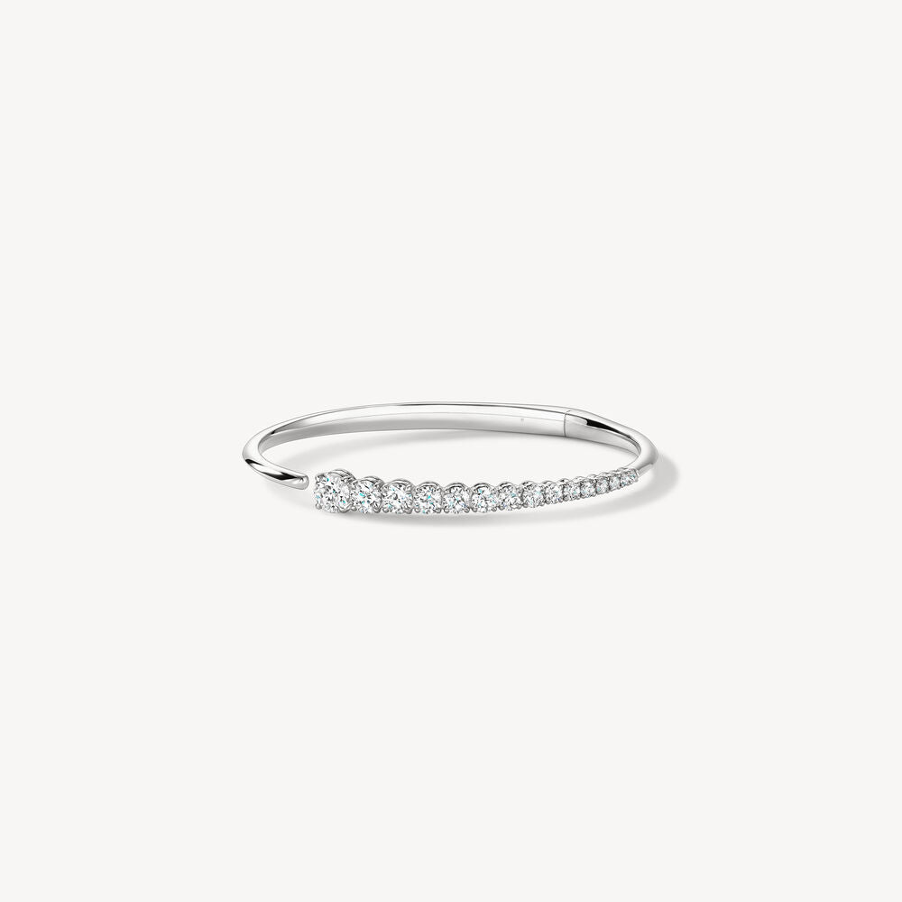Hearts On Fire Icicle /Si Bangle Bracelet - UU31038WGHV2705648