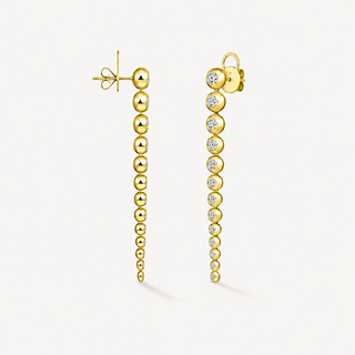 Hearts On Fire Dream Circle Convertible Earrings - UU31998YGHV220 thumbnail