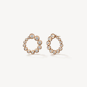 Hearts On Fire Dream Circle Convertible Earrings - UU31998YGHV220