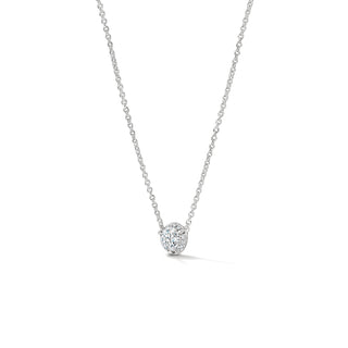 Hearts On Fire Timeless Hidden Halo Pendant 18 Pavé=.04Ct Laser GIA #7483434364 - UU32758WGV20501800 thumbnail