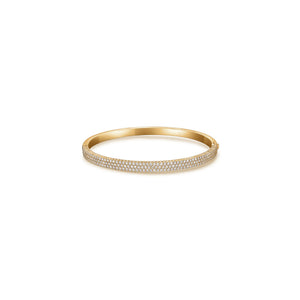 Hearts On Fire Classic 3 Row Bangle Bracelet