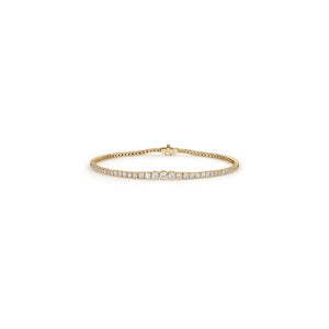 Hearts On Fire Temptation Graduated Line Bracelet 7 - UU32858YGHV1450700