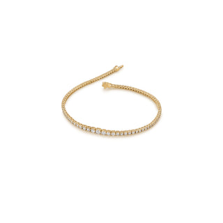 Hearts On Fire Temptation Graduated Line Bracelet 7 - UU32858YGHV1450700 thumbnail