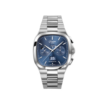 Glashutte Seventies Chronograph Panorama Date - 1-37-02-08-02-70