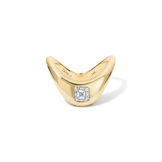 Petite ZAHA Asscher Diamond Ring thumbnail