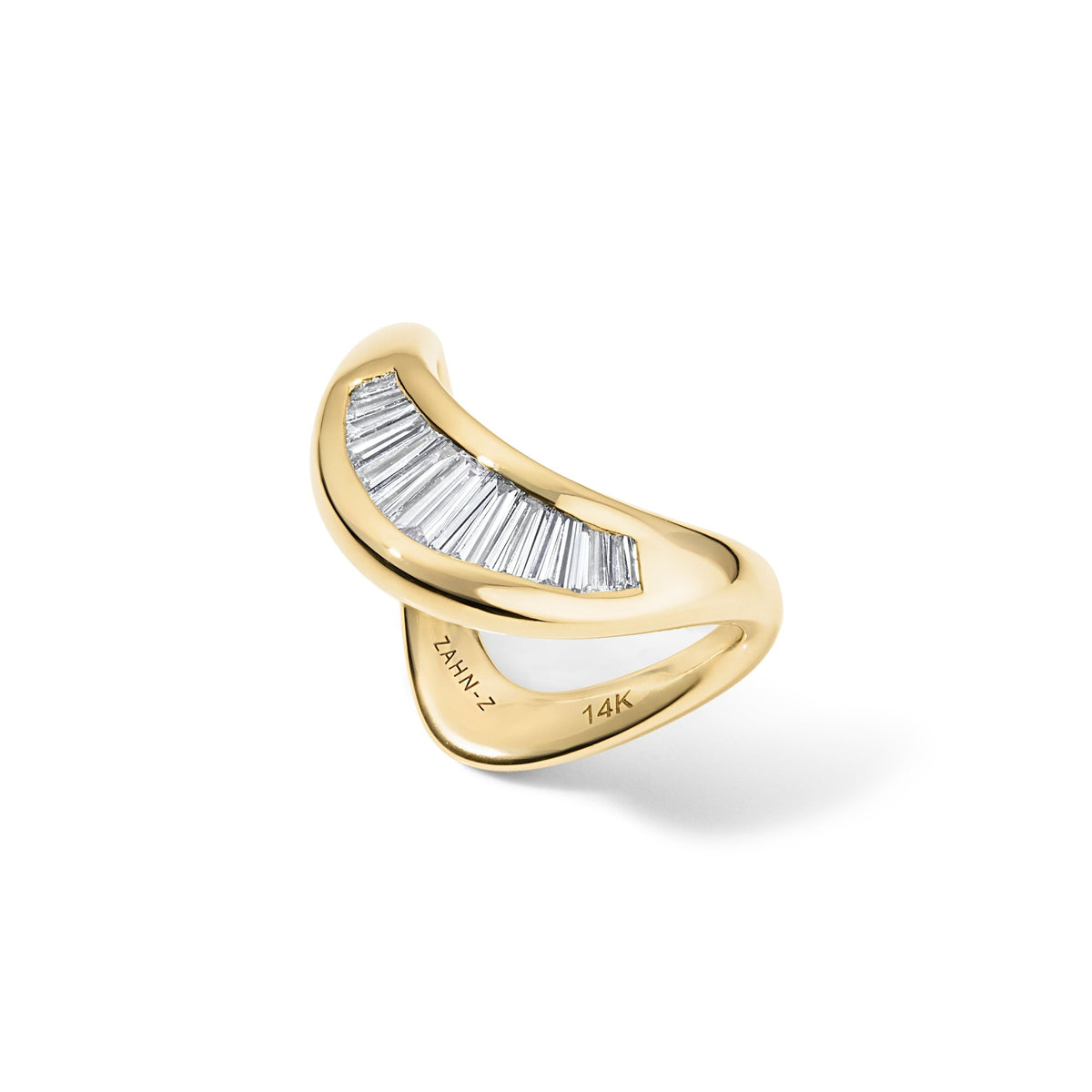 ZAHN-Z Petite ZAHA Baguette Diamond Ring - ZZZ-026
