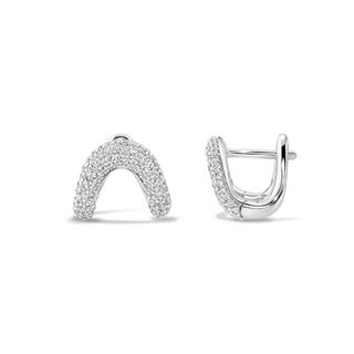 ZAHA Slim Pavé Diamond Earrings thumbnail