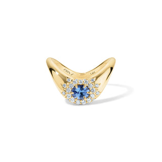 Petite ZAHA Diamond Halo Ring thumbnail