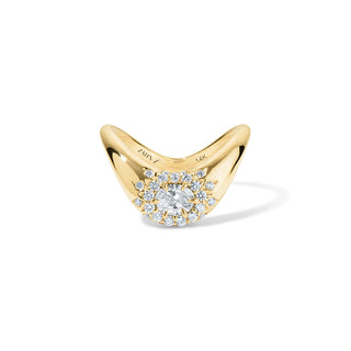Petite ZAHA Diamond Halo Ring thumbnail
