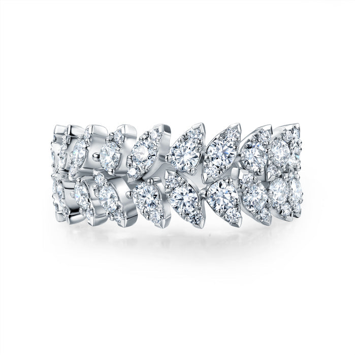 Aerial Double Dewdrop Ring