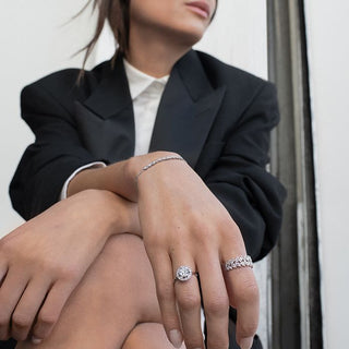 Aerial Double Dewdrop Ring thumbnail